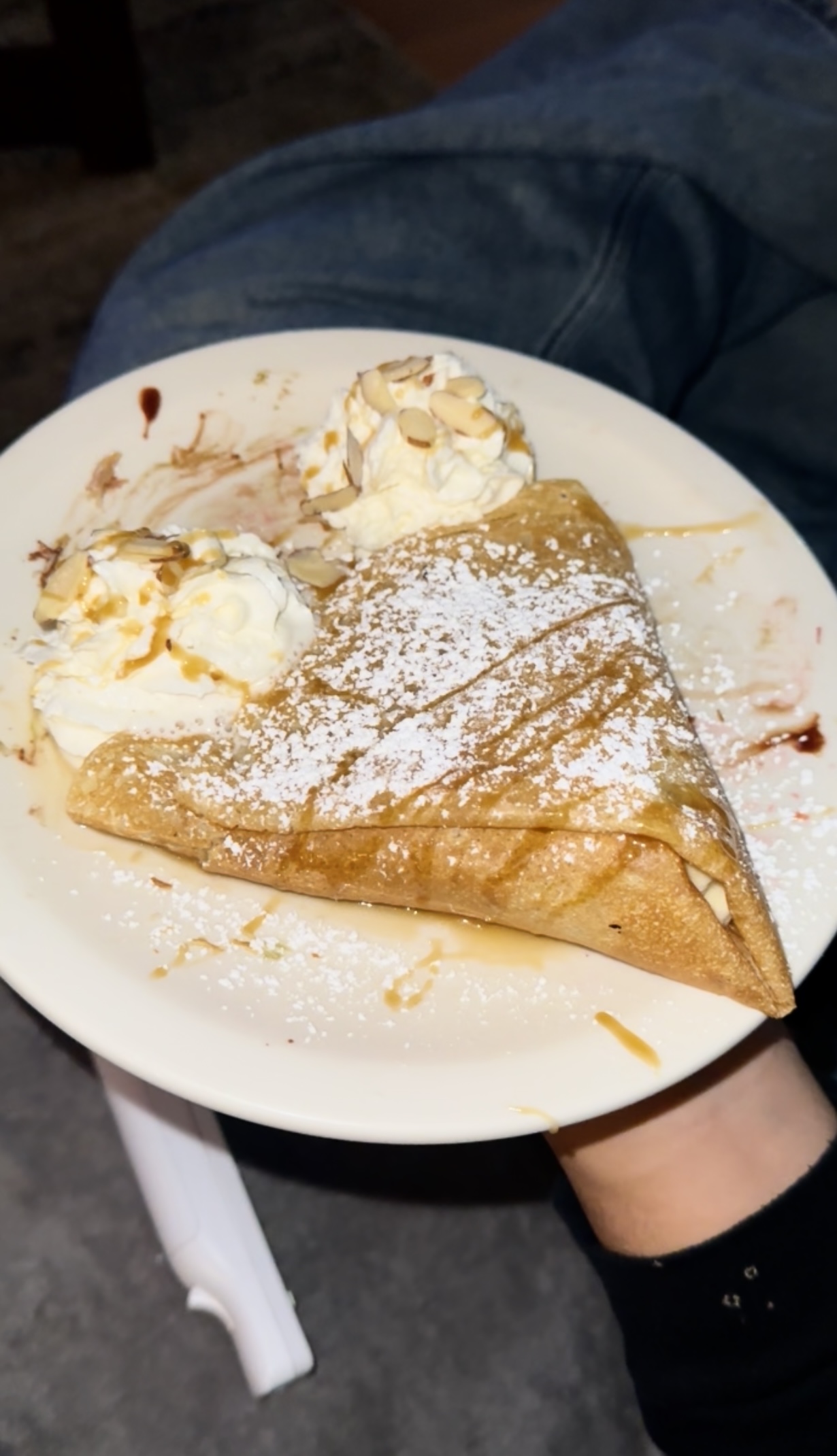 Almond Honey Crepe Example
