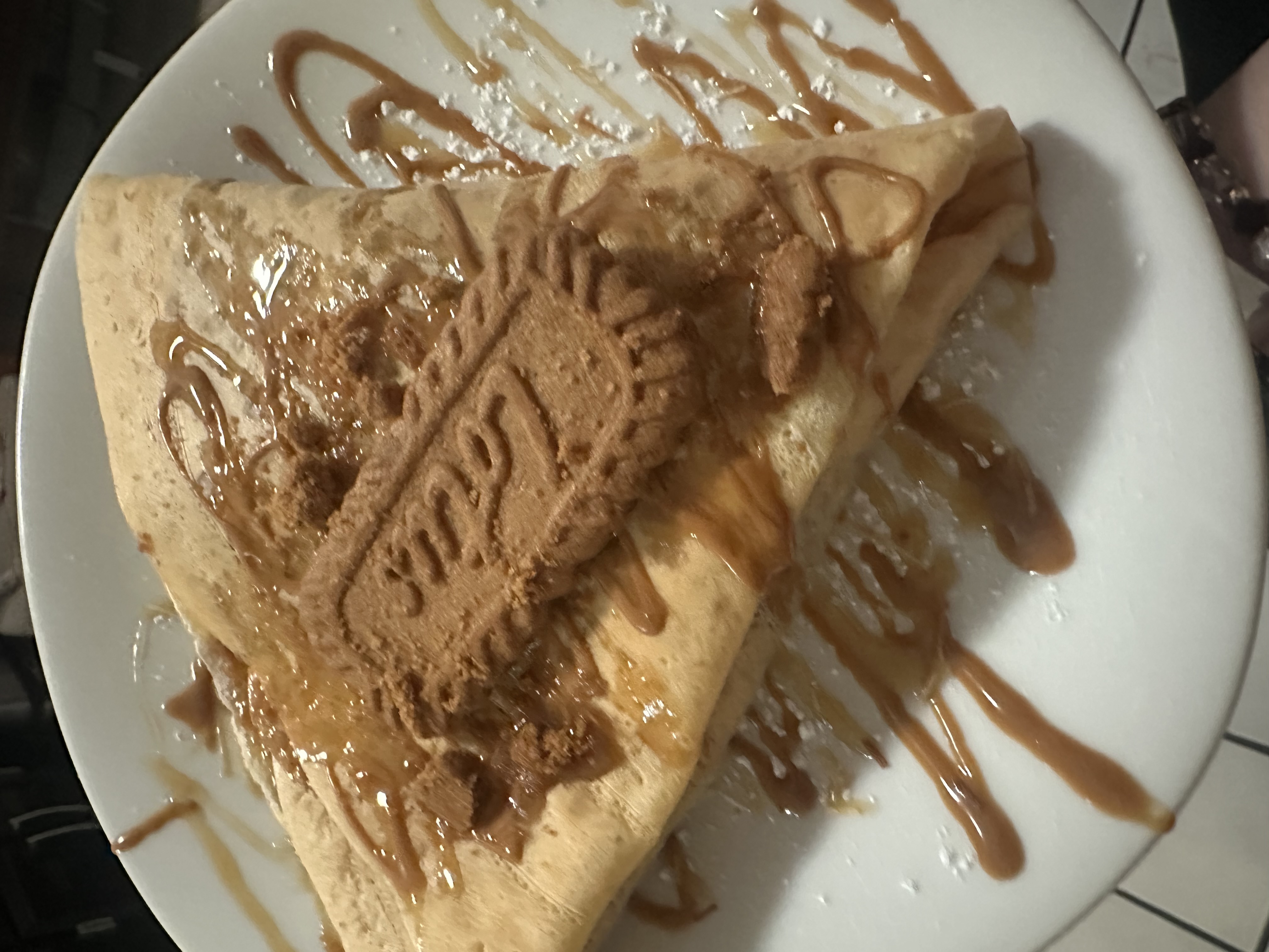 Biscoff Crepe Example
