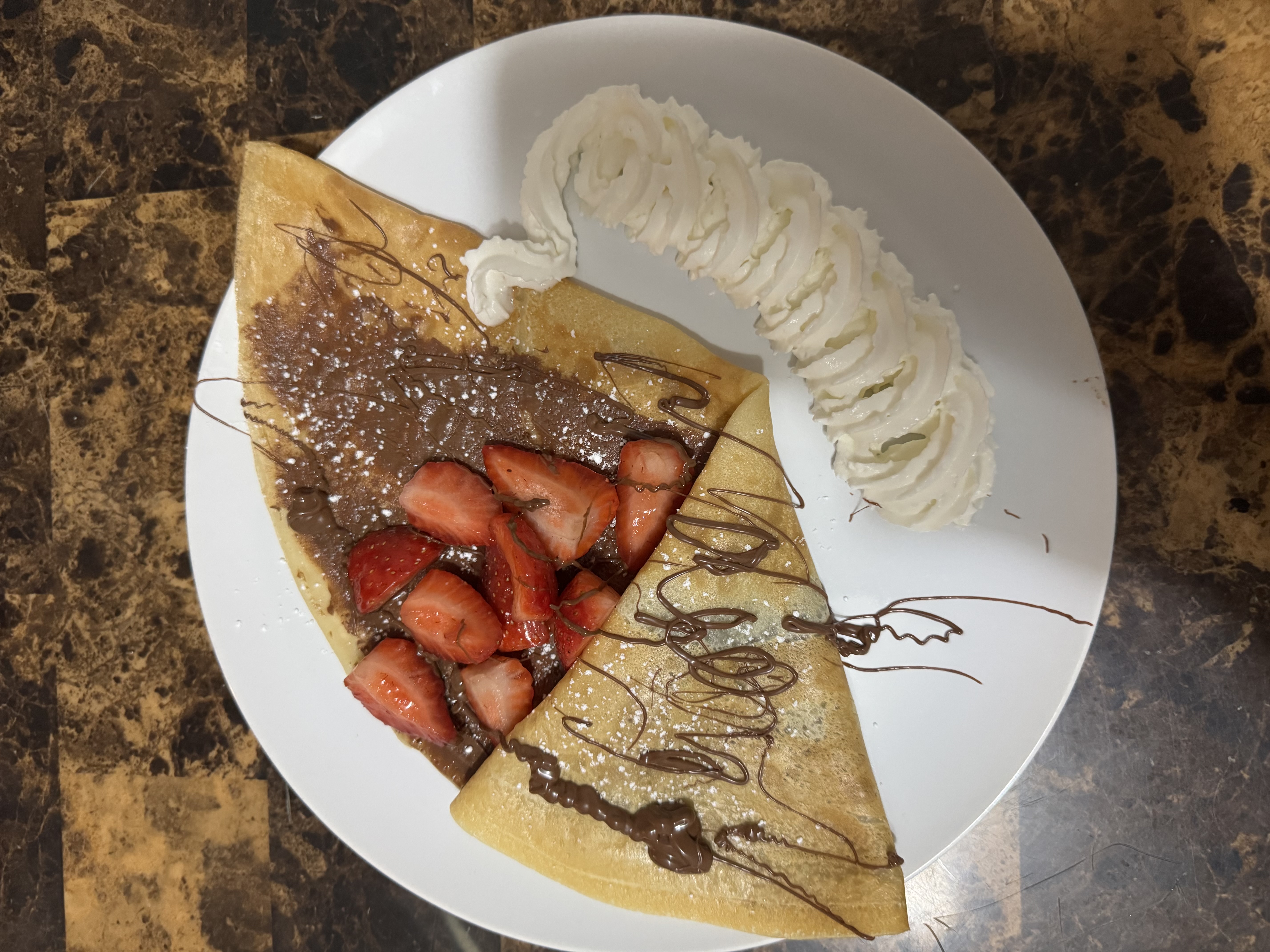 Strawberry Crepe Example